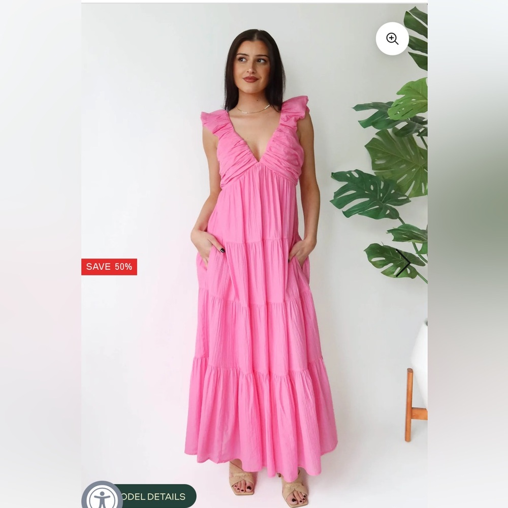 NWT Pink Maxi Dress